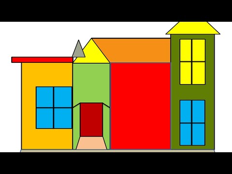 How to draw a home for beginner l easy step by step drawing by easy art& drawing studio