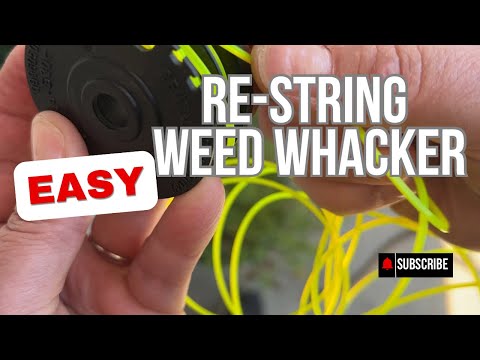 EASY FAST RE-STRING WEED WHACKER