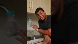 Non toxic cleaner for hard water buildup 🚿 #problemsolved #nontoxichome #cleaning