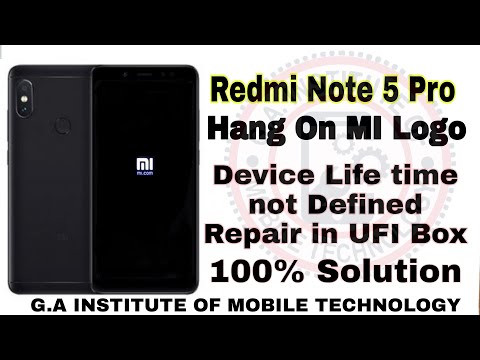 Redmi Note 5 Pro Hang on logo | UFI Repair Device Life time Not Defined Problem solved