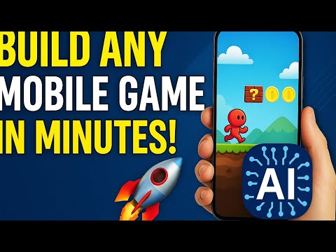 Make & Play Your Own Mobile Game in 5 Minutes – AI Tutorial! (No coding required)