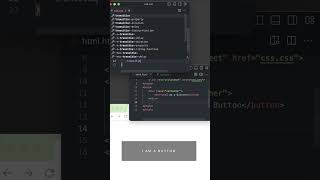 Minimalistic Button Hover Animation with HTML & CSS | #shorts #html #css #hovereffect