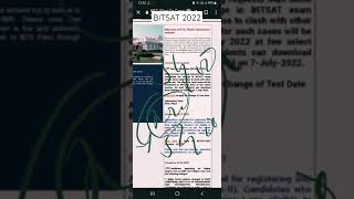 BITSAT 2022 @apply for 2nd session #bitsat2022 #bitsat