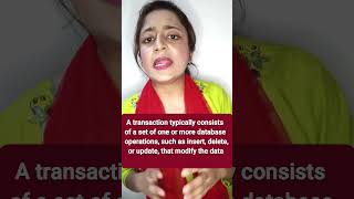 What is transaction in database | How transactions works in a database? #shorts