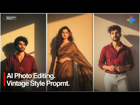 Instagram Trending AI Photo Editing | Retro Style Photo Editing