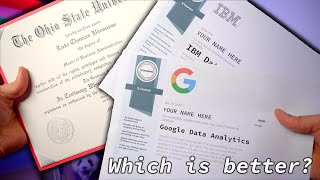 Certificates vs Degree for Data Analysts (ft. Google Data Analytics Professional Certificate)