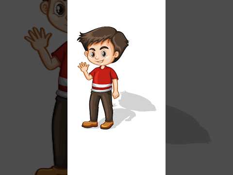 Adobe illustrator character shadow #short# Illustratortips# viralvideo#youtubeshorts#illustratortips