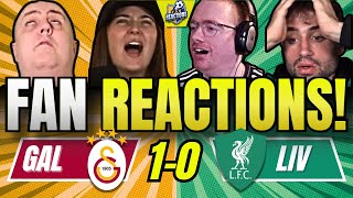 LIVERPOOL FANS REACTION TO GALATASARAY 1-0 LIVERPOOL | UEFA CHAMPIONS LEAGUE FAN REACTIONS