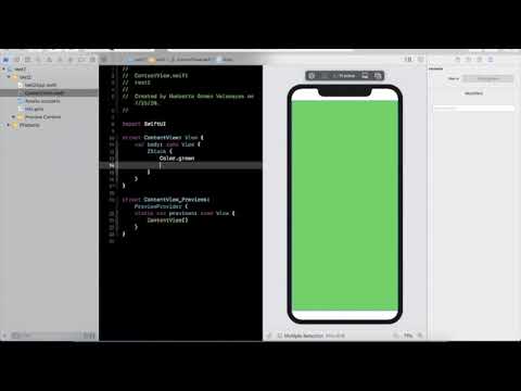 Change background color SwiftUI Xcode 12 (2020)