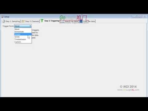 Logic Analyzer GoLogicXL: Never Immediate Simple (triggers #01)