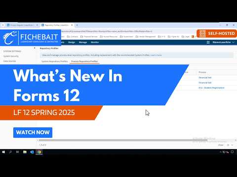📝 Laserfiche Forms 12 – Spring 2025 Release | New Features Walkthrough 🌸