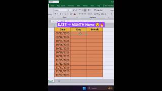 Excel YEAR Formula Trick | Extract Year from Date in Excel | Excel Shortcut #tipsandtricks