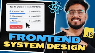 Frontend System Design Questions ( Poll Widget ) - HLD, LLD, Interview Experience, etc 🔥🔥