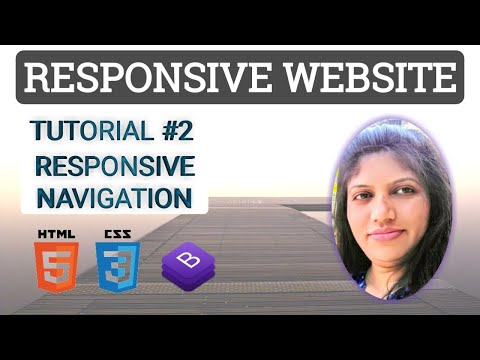 2: Responsive website | navigation with html css & Bootstrap 4