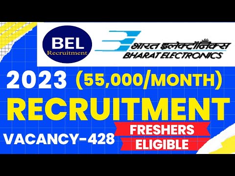 BEL Recruitment 2023 Apply Online | Project Enginner & Trainner Enginner #recruitment2023 #engineer