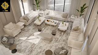 A Journey Through Modern Elegance in Living and Dining using Lumion 12