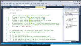CommentLinks demo (Visual Studio extension)