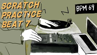 DJ Scratch Practice Loop Beat Instrumental 7【BPM69】