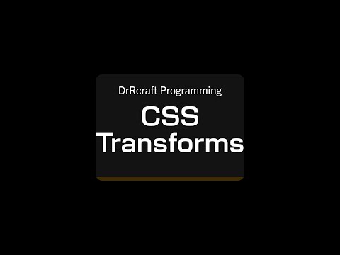 DrRcraft Programming: CSS Transformations Tutorial
