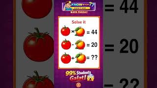 Can you solve this Maths puzzles? | Math puzzles bring test #mathgame #ytshorts#viralshorts #puzzle
