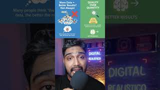 More Data = Better Results? Not Always #AIMyths #DataScienceTips #MachineLearning #AIModel