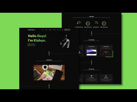 Responsive Personal Portfolio Website Using HTML CSS And JavaScript