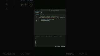 Reading a file in python #pythonfiles #python #pythontutorial #pythonforbeginners