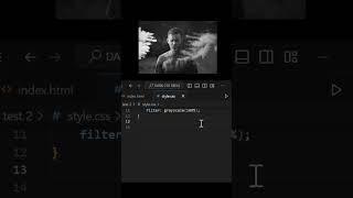 Gray Image to Colorful 💡 | CSS tips & tricks #css #csseffect #howto #design #shorts #coding