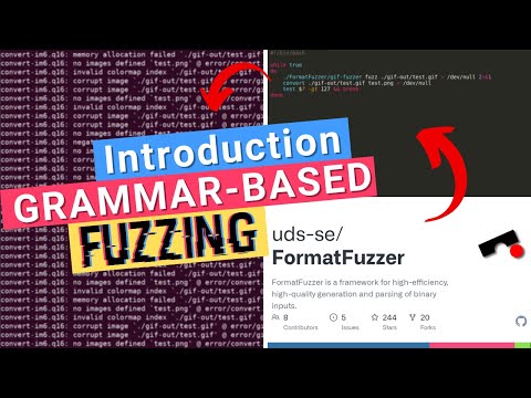 Generate millions of GIF and PCAP files using Grammar-based fuzzing (FormatFuzzer)