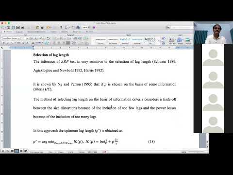 unit root test III