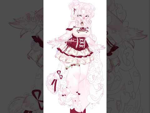 rediseño ✨💕🐄 #gacha #gachatoker #gachatiktok #gachalife #ibispaint