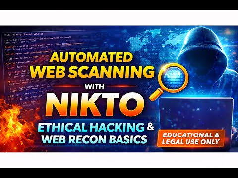 Automated Web Scanning with Nikto | Ethical Hacking Web Reconnaissance