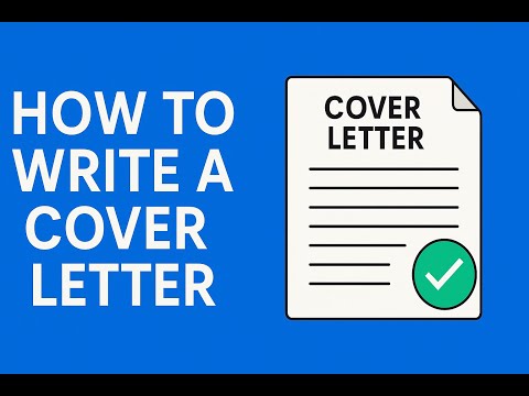How to Write a Good Cover Letter | Step-by-Step Tutorial (2026 Guide)
