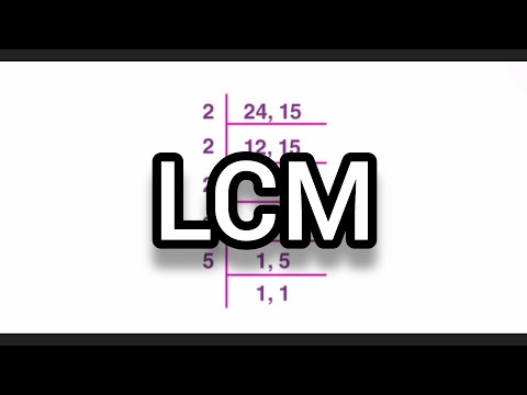 how to do LCM, with tricks