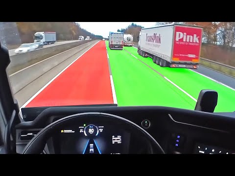I'm not allowed to drive like this, but it's too tempting with an E-Truck