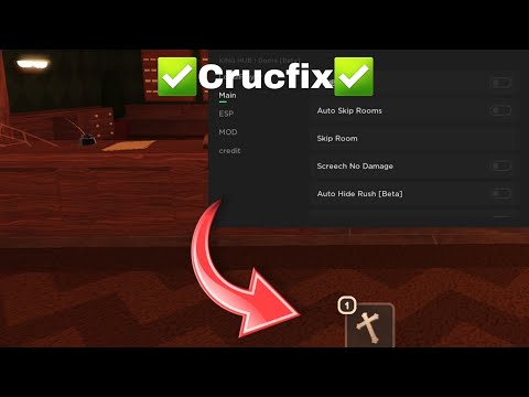 😱ROBLOX DOORS SCRIPT FOR CRUCFIX|| ACURES X FLUXUS HYDROGEN✅