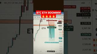 BTC ETH TRADE 🔥🔥🔥🔥 BOOOMM ,#btctradingtoday #trading ethtrade #ethtrade