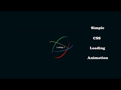 Simple CSS Loading Animation