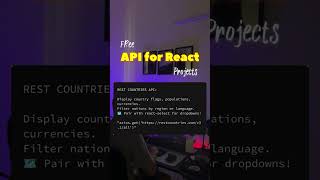 Free APIs for React Projects 🌐