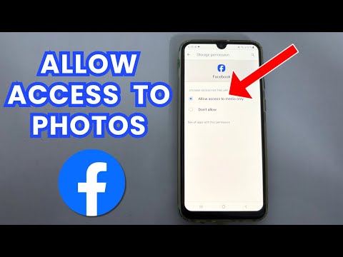 How to Give Facebook Access to Photos on Android Devices