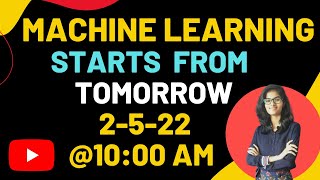 Important Announcement | Machine learning full course | Machine learning Tutorial | ML for beginners