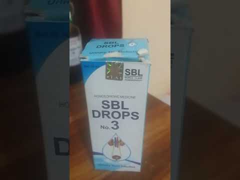SBL Drops No 3#youtubeshorts #ytshorts #liquid #homeopathicremedy #shortsfeed