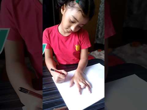 My hand turns into a giraffe activity at home #summerdays -6 #kidseducatio #drawing #coloring #art