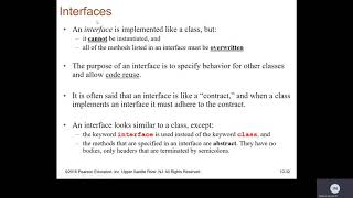 Java II   Chapter 10   Class 3   Part 1   Comparable Interface