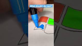 Day 7 of drawing logos till I get 1k subs! WINDOWS LOGO!