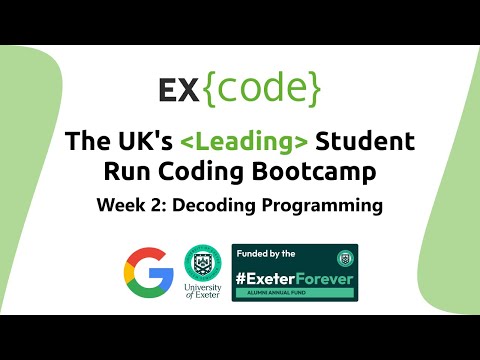 Learning Python - Week 2: Decoding Programming