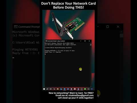 Don’t Replace Your Network Card Before Doing THIS!  #windows #coding