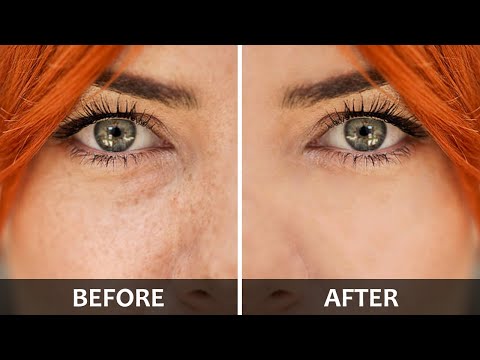 Portrait Retouch With Healing Brush Tool And Spot Healing Brush Tool Photoshop