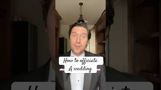 How to officiate your first wedding.  📸💍✨#weddingtips