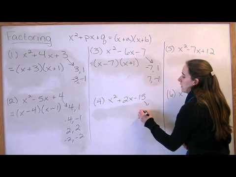 Factoring Examples